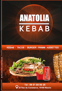 Aliment-réconfort du Restauration rapide Anatolia kebab à Neuvic - n°7