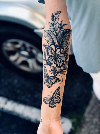 Explore chronic pain tattoo ideas, creative tattoo ideas in Covington, available at Cupid Slave Tattoo Company