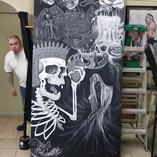 Tattoo Shop «Bustos Tattoo», reviews and photos, 1421 N Cedar Lake Rd, Round Lake Beach, IL 60073, USA