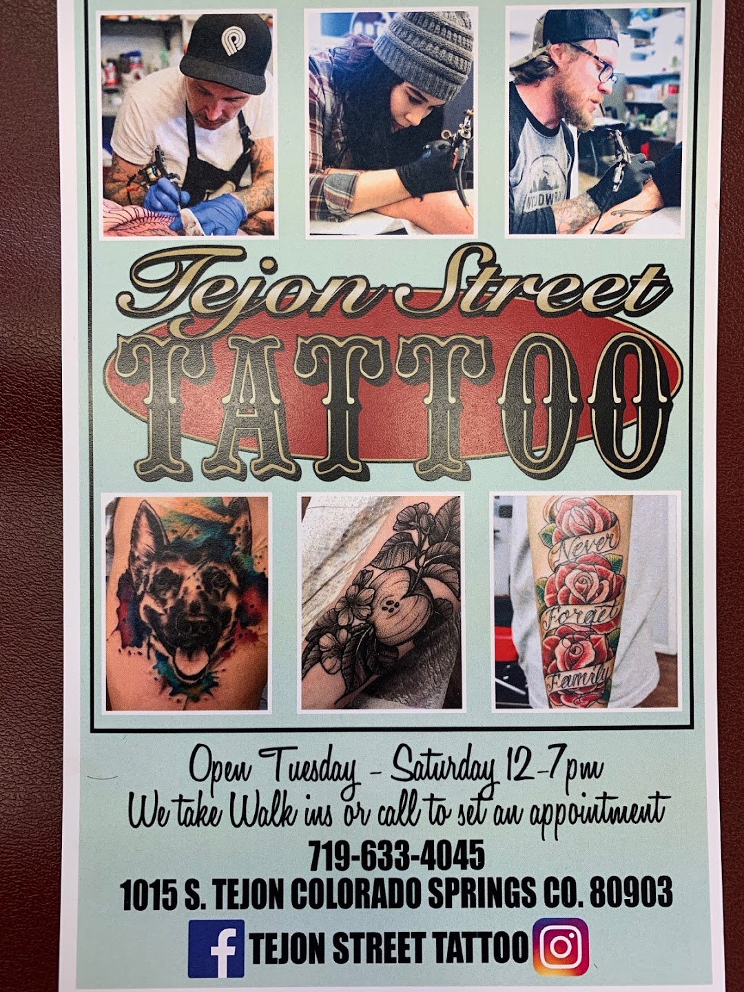 Tejon Street Tattoo