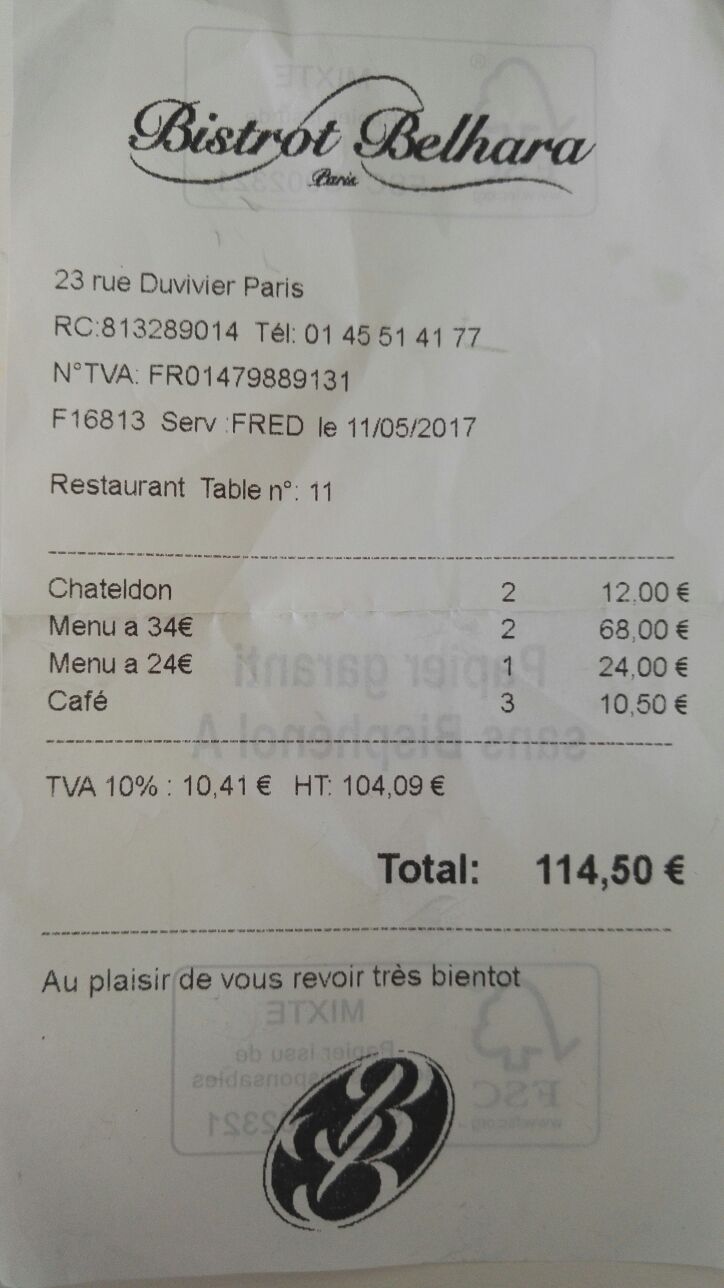 Photo n° 1 de l'avis de Raymond.a fait le 12/05/2017 à 07:56