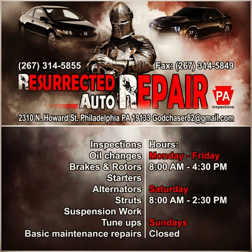 Auto Repair Shop «Resurrected Auto Repair», reviews and photos, 2310 N Howard St, Philadelphia, PA 19133, USA