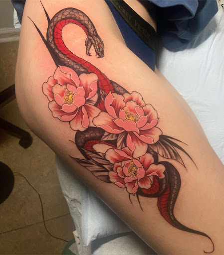 Explore mikasa tattoo ideas, creative tattoo ideas in Virginia Beach, available at Studio Evolve