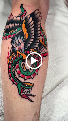 Explore real madrid tattoo ideas, creative tattoo ideas in Johnson City, available at Gold Cross Tattoo Co.