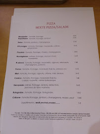 Restaurant Pizz'a Mama lagorce à Lagorce (le menu)