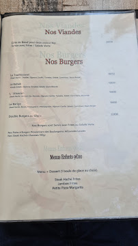 Menu du Caveau Au Petit Bariga à Bergheim