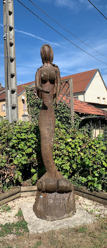 Die Meerjungfrau der Saône à Scey-sur-Saône-et-Saint-Albin