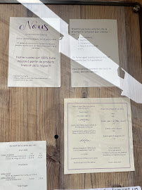 Menu / carte de Restaurant Nous à Montauban