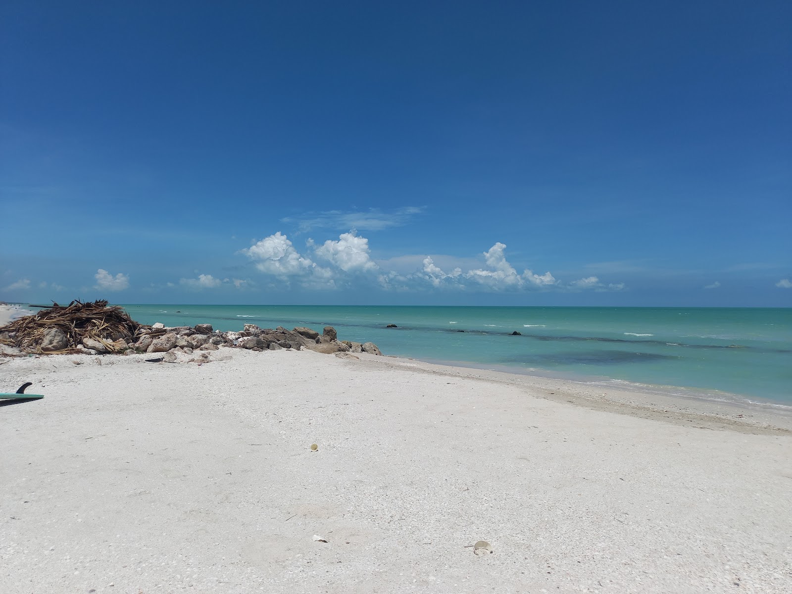 Photo de Playa Sabancuy avec un niveau de propreté de partiellement propre