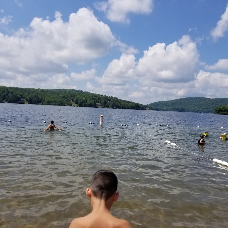 Plage du lac Mercier