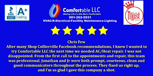 HVAC Contractor «Comfortable LLC», reviews and photos, 358 New Byhalia Rd Suite 2C, Collierville, TN 38017, USA