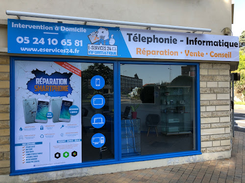 Atelier de réparation de téléphones mobiles E-Services 24 Informatique Bergerac
