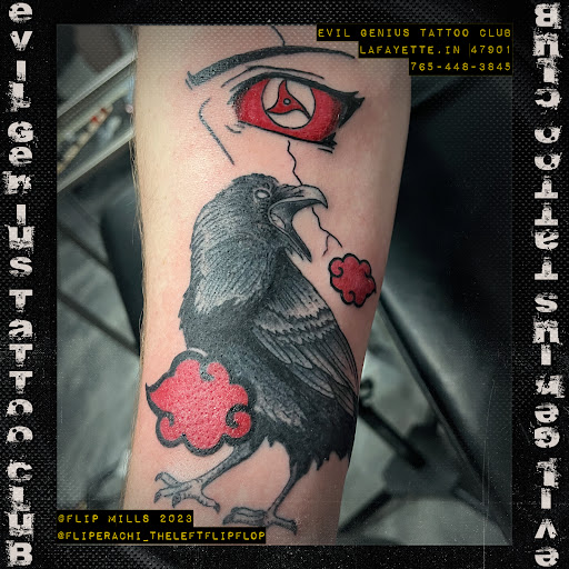 Explore ice hockey tattoo ideas, creative tattoo ideas in Lafayette, available at Evil Genius Tattoo Club