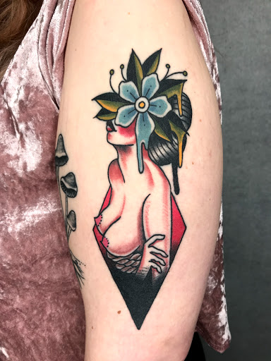 Explore smoke tattoo filler ideas, creative tattoo ideas in Kearney, available at Bread N Butter Tattoo