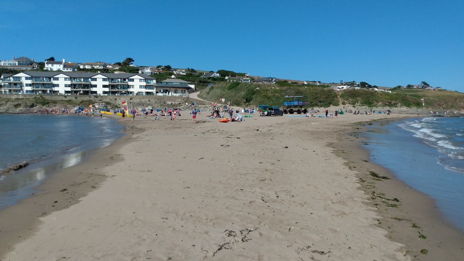 Foto de Praia de Bigbury - lugar popular entre os apreciadores de relaxamento