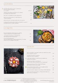 Menu / carte de L' Authentique Cuisine Locale | Restaurant | Traiteur | Réceptions | Beaumont-le-roger à Beaumont-le-Roger