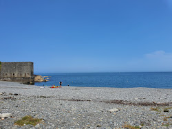 Foto von Porthoustock beach mit geräumige bucht