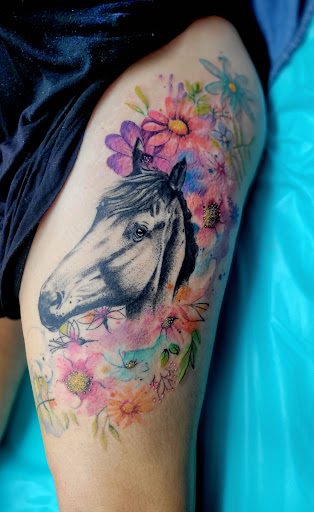 Explore sloth tattoo ideas, creative tattoo ideas in Benton, available at Spectrum Tattoo