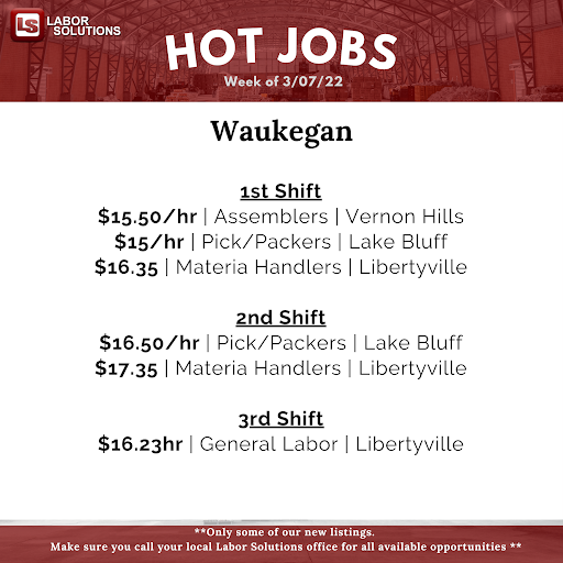 Employment Agency «Labor Solutions», reviews and photos, 3449 Sunset Ave, Waukegan, IL 60087, USA