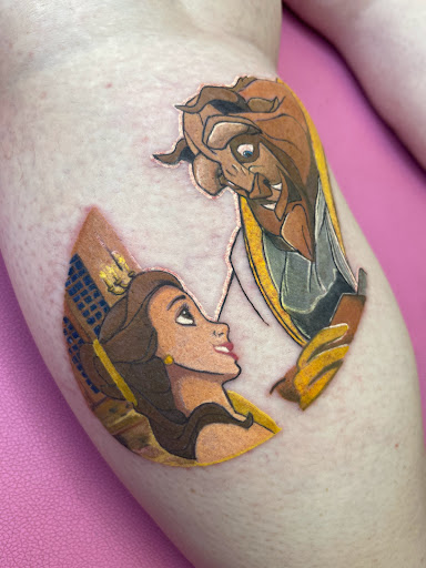 Explore memorial cross tattoo ideas, creative tattoo ideas in Tehachapi, available at Briar Rose TATTOO