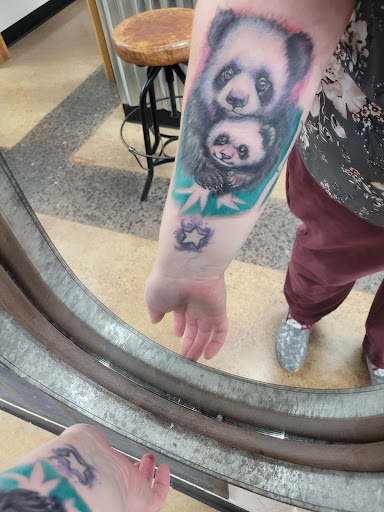 Explore patchwork ideas tattoos, creative tattoo ideas in Oklahoma City, available at Oklahoma Tattoo Collective