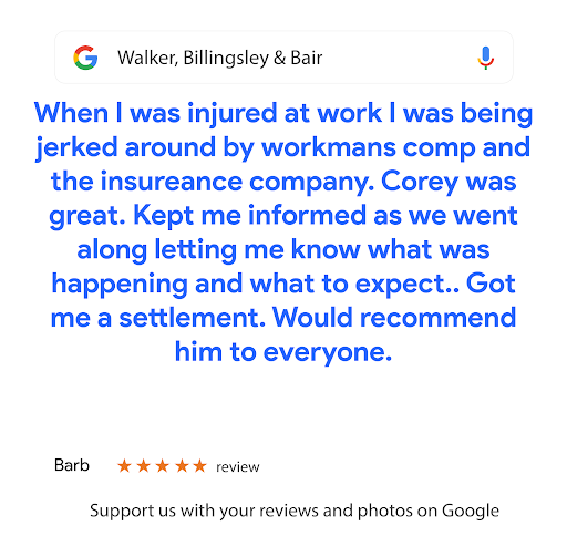 General Practice Attorney «Walker, Billingsley & Bair», reviews and photos