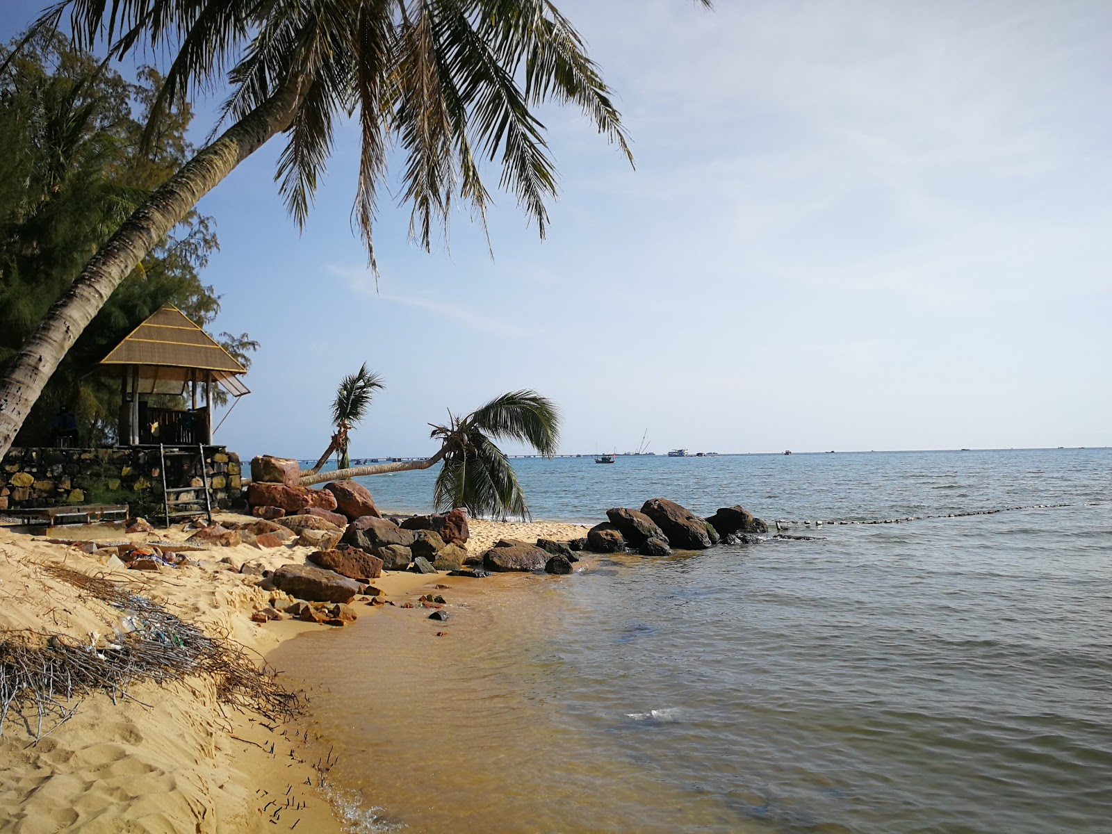 Foto van Shells resort beach en de nederzetting