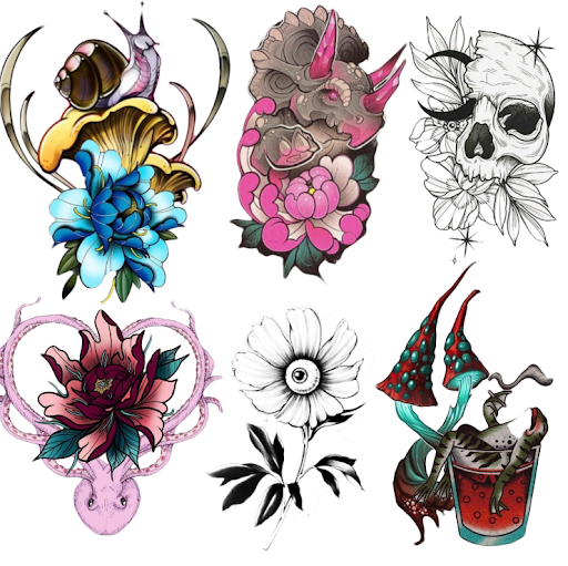 Explore big sis little sis tattoo ideas, creative tattoo ideas in Lake City, available at Crooked Spines Tattoo Studio