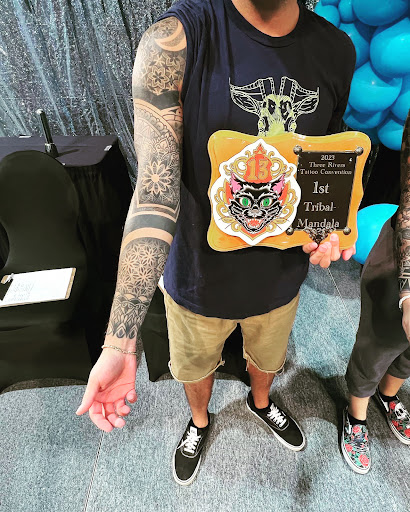 Explore tattoo ideas for carpenters, creative tattoo ideas in Richland, available at Luna Roja tattoos