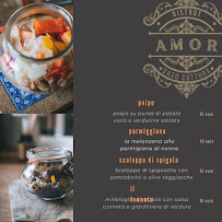 Carte du AMOR bistrot à Predazzo