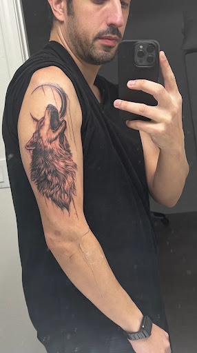 Explore neo traditional tattoo ideas, creative tattoo ideas in Fontana, available at Iconiq Tattoo Studio