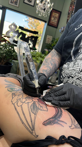 Explore women's half sleeve tattoo ideas, creative tattoo ideas in South Jordan, available at Studio Elev8 Tattoo