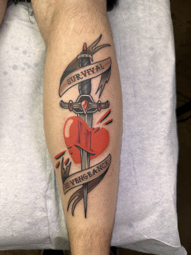 Explore tattoo ideas for top of leg, creative tattoo ideas in Spring, available at Skin Stories Tat2