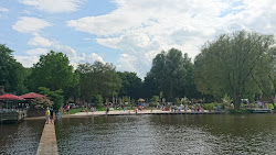 Foto van Kurpark en de nederzetting