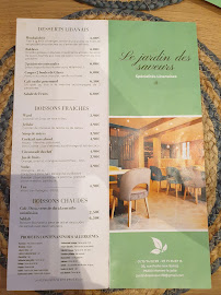 Restaurant libanais Le Jardin des Saveurs à Mantes-la-Jolie - menu / carte