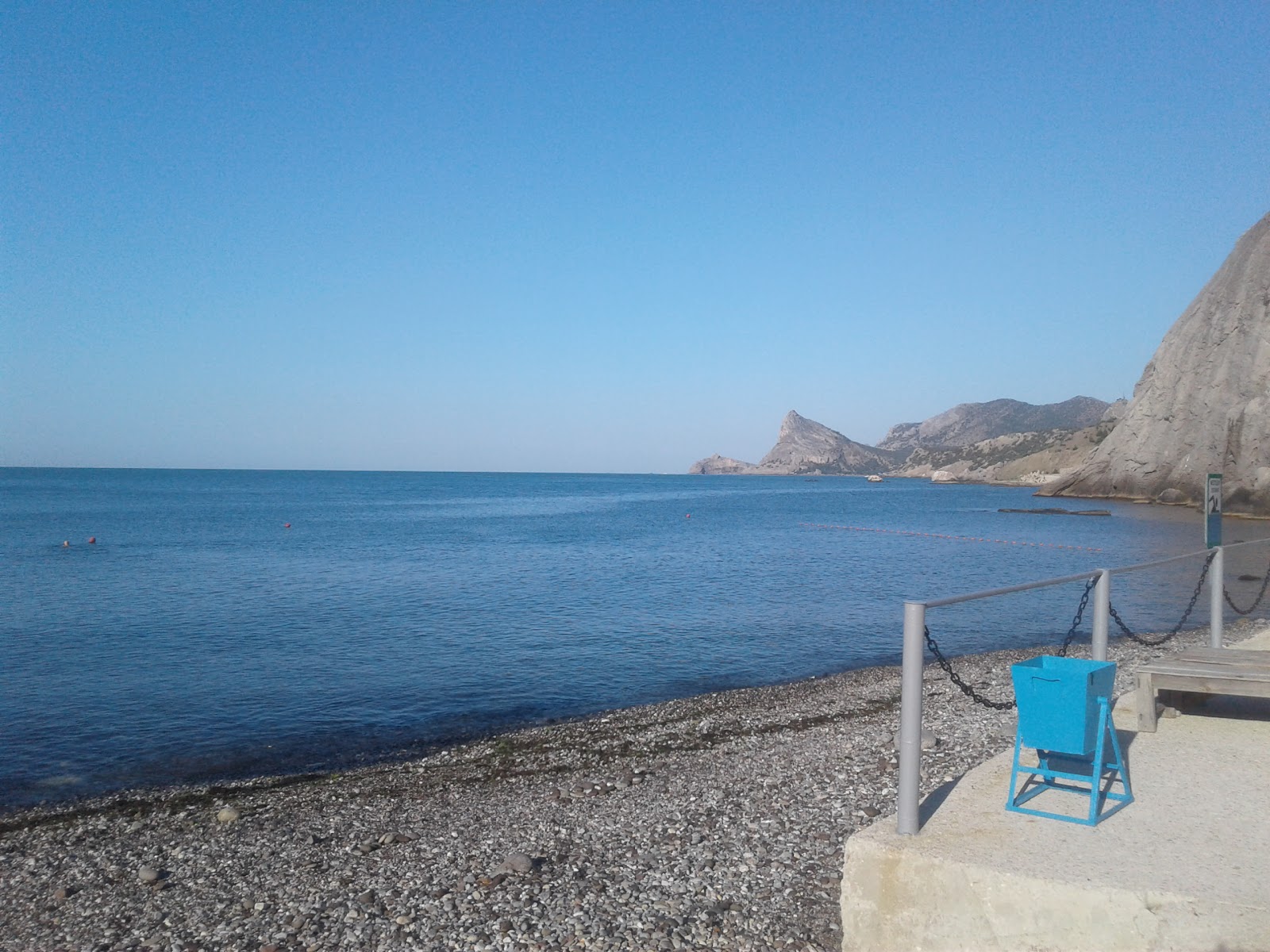 Photo de Timhan Beach protégé par des falaises