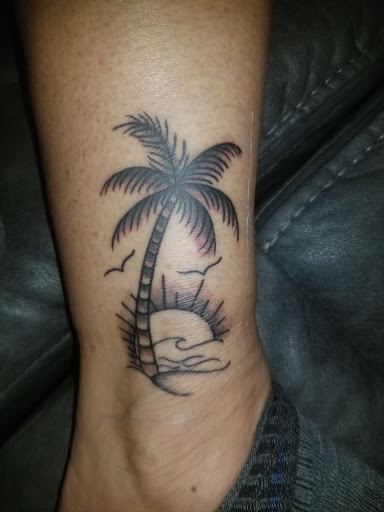 Explore butterfly semicolon tattoo ideas, creative tattoo ideas in Honolulu, available at Black Palette Tattoo & Piercing