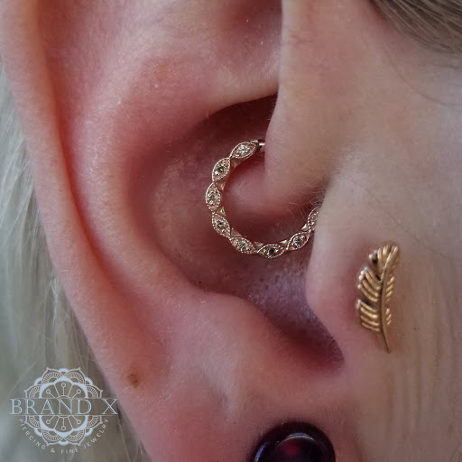 Explore tiger shark tattoo ideas, creative tattoo ideas in Longview, available at Brand X Piercing & Fine Jewelry