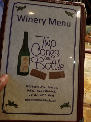 Wine Bar «Two Corks and a Bottle», reviews and photos, 2800 Routh St #140, Dallas, TX 75201, USA