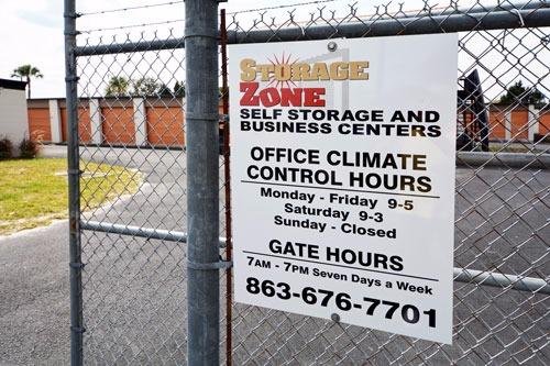 Self-Storage Facility «Storage Zone Self Storage and Business Centers», reviews and photos, 1250 FL-60, Lake Wales, FL 33859, USA