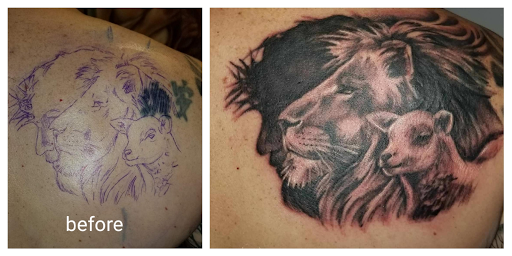 Explore coordinates tattoo ideas, creative tattoo ideas in Augusta, available at Immaculate Ink Custom Tattoo