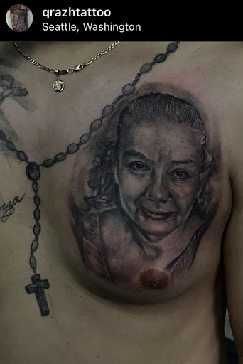 Explore tattoo ideas for womens back, creative tattoo ideas in Seattle, available at Obsidian Heart Ink