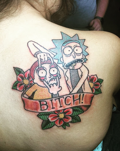 Explore tattoo ideas for first born son, creative tattoo ideas in Frisco, available at Frisco Tattoo Company - Steel PaintBrush