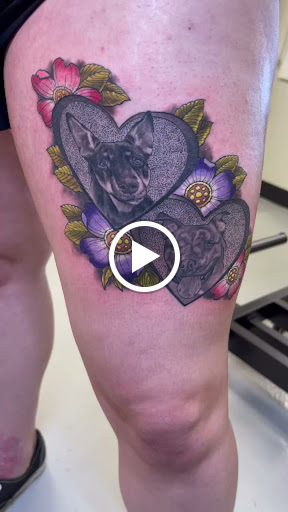 Explore parents signature tattoo ideas, creative tattoo ideas in Marietta, available at Monkeys Uncle Tattoo