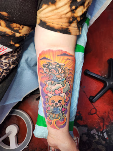 Explore step parent tattoo ideas, creative tattoo ideas in Yucca Valley, available at Strata Tattoo Lab LLC