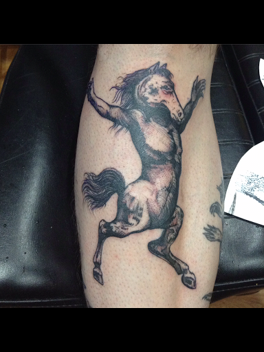 Explore child tattoo ideas, creative tattoo ideas in Wallingford, available at Fox Den LLC