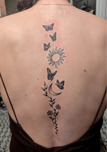 Explore raw tattoo ideas, creative tattoo ideas in Phoenix, available at Desert Grace Beauty