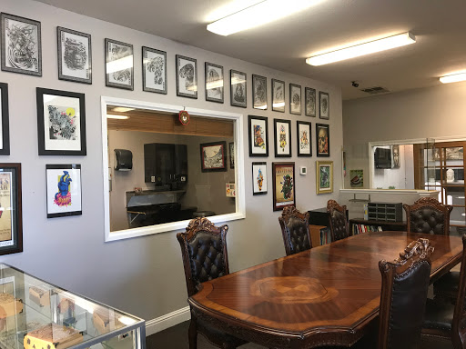 Explore chanel tattoo ideas, creative tattoo ideas in Roseville, available at Dv8 Tattoo and Body Piercing