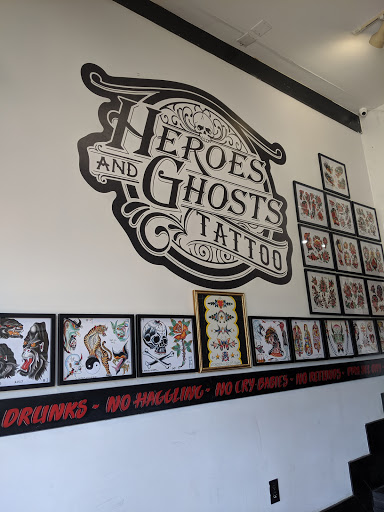 Tattoo Shop «Heroes & Ghosts Tattoo», reviews and photos, 3035 W Cary St, Richmond, VA 23221, USA
