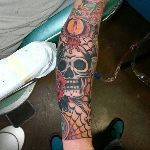 Explore funny matching tattoo ideas, creative tattoo ideas in Temple, available at Lucky In Love Tattoo